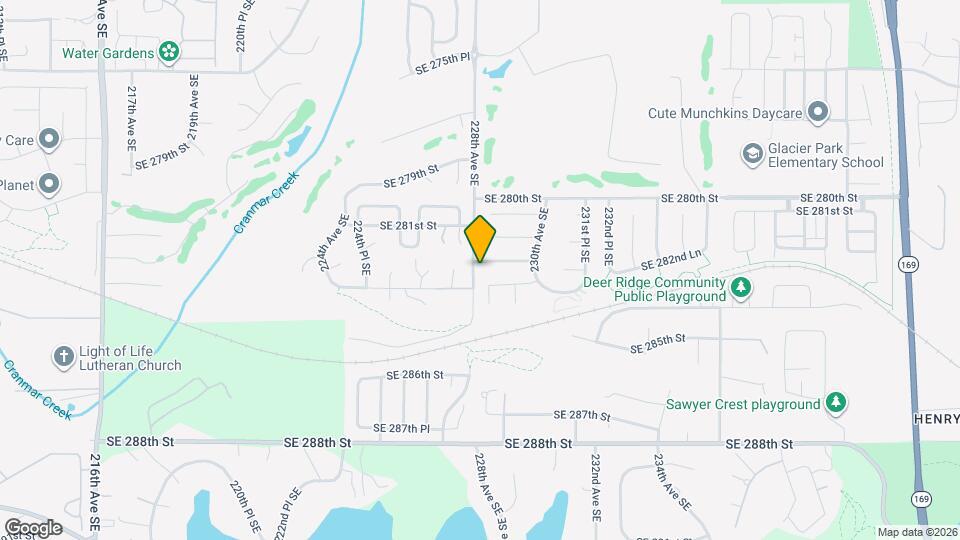 22809 SE 282nd St Map and Location Details