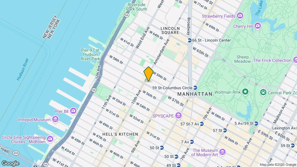 467 W 57th St Map and Location Details
