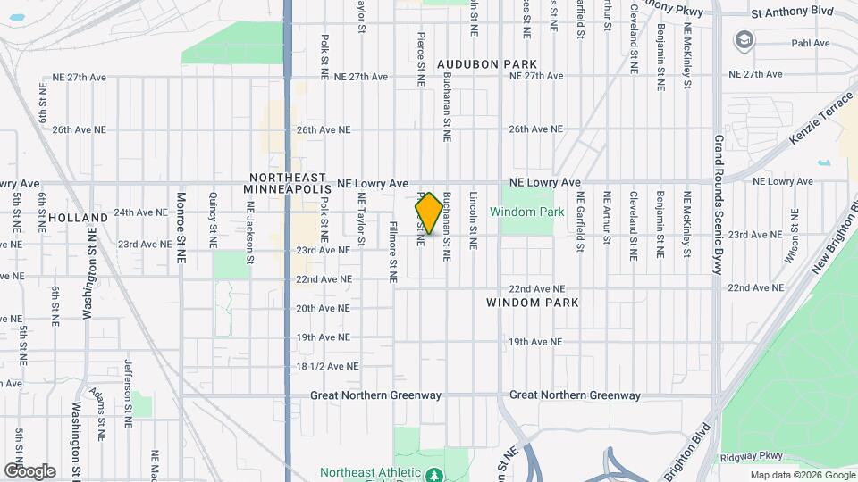 2255 Pierce St NE, Unit 1 A Map and Location Details