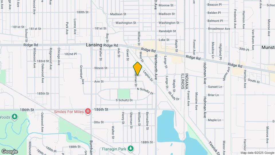 18335 Sherman St Map and Location Details