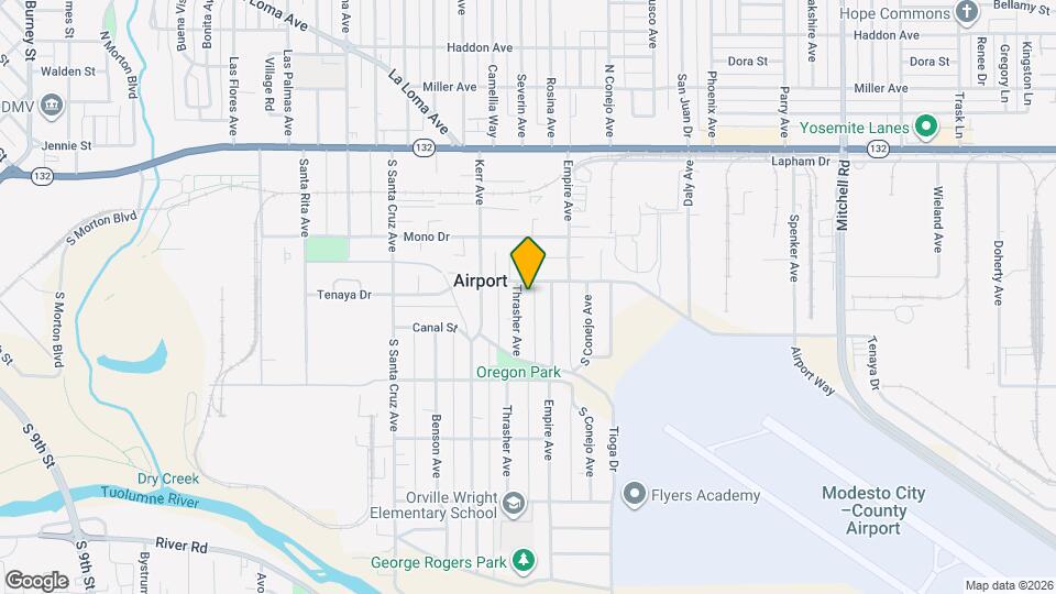 404 Thrasher Ave, Unit B Mapa y Detalles de la Ubicación