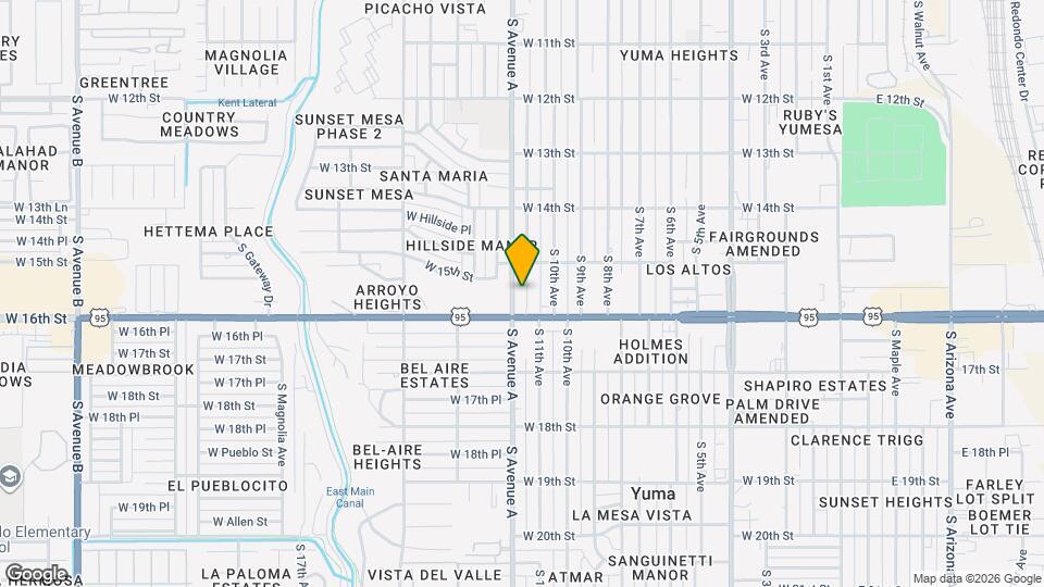 1524 S 11th Ave Map and Location Details