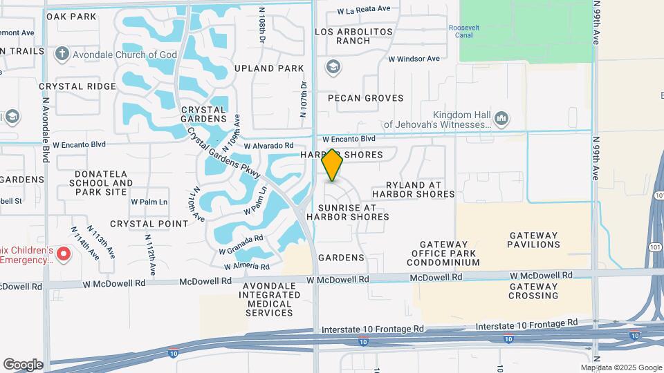 2040 N 106th Ave Map and Location Details