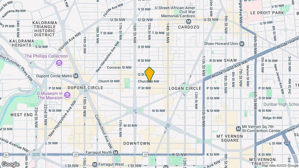 1515 15th St NW Map and Location Details