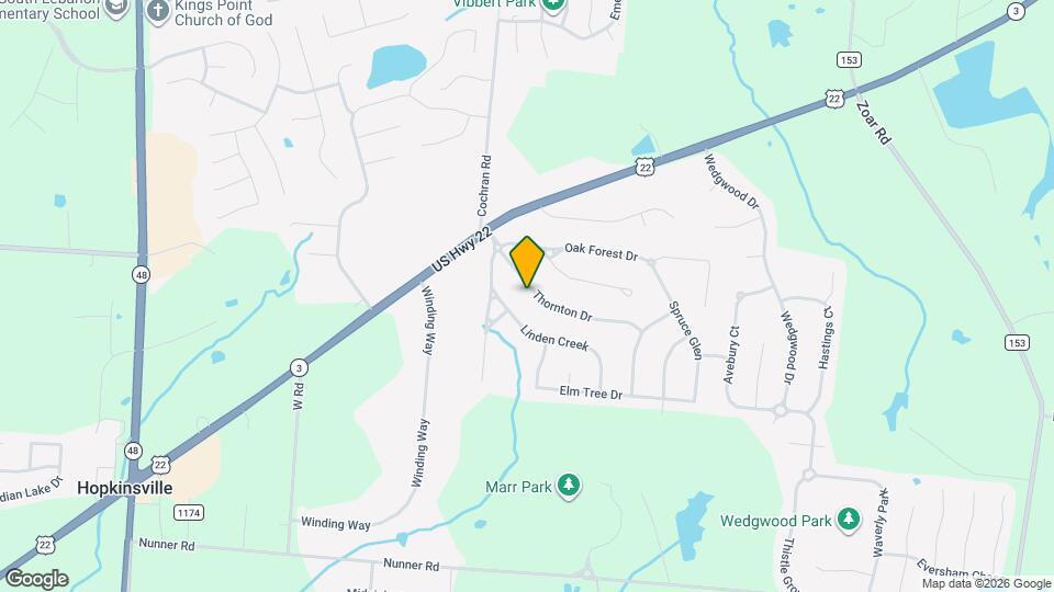 699 Thornton Dr Mapa y Detalles de la Ubicación