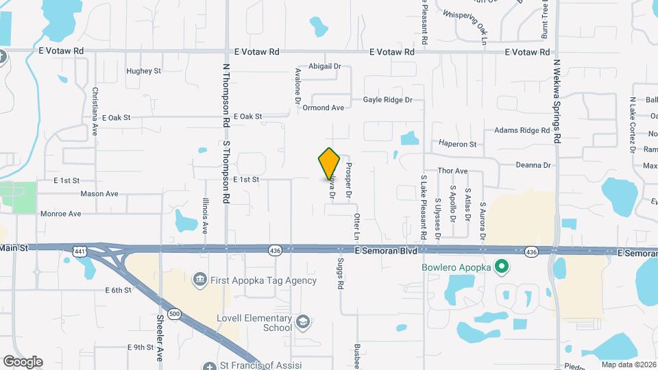 108 S Bulova Dr Map and Location Details