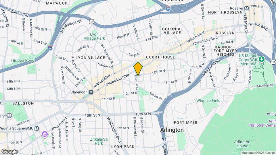 1329 N Barton St Map and Location Details