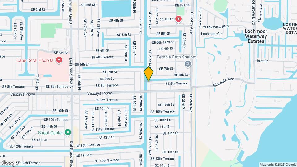 814 SE 21st Ave Map and Location Details