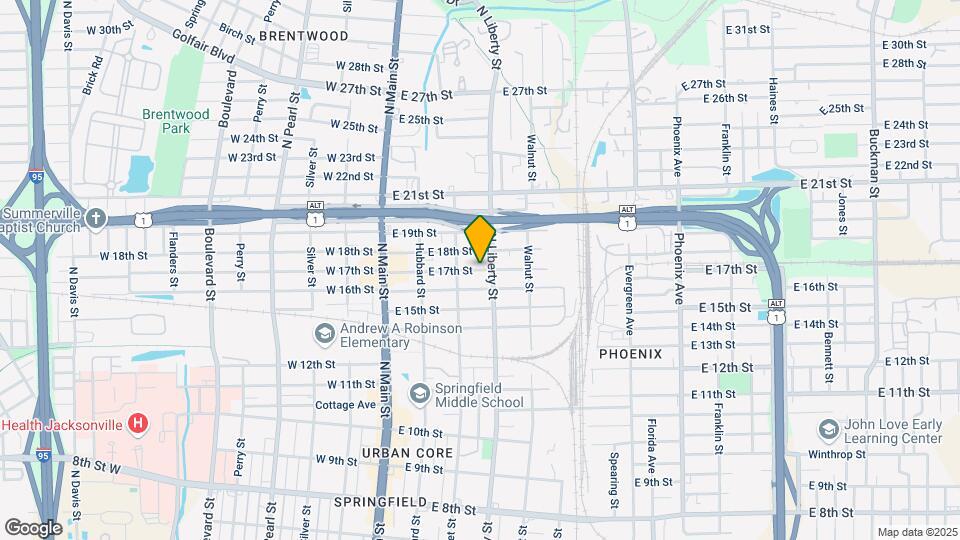 227 E 17th St Map and Location Details