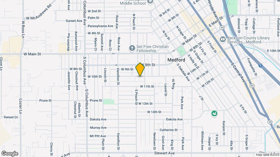 1013 W 10th St Map and Location Details