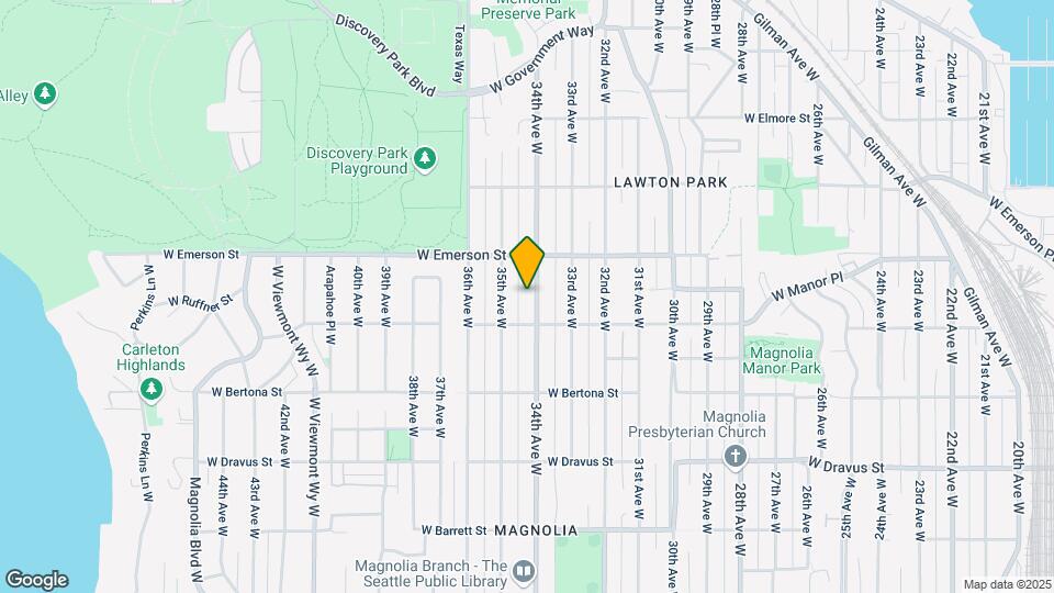 3623 34th Ave W Mapa y Detalles de la Ubicación