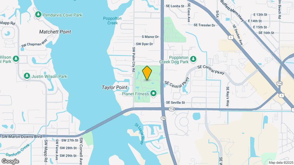 1915 SW Palm City Rd Map and Location Details