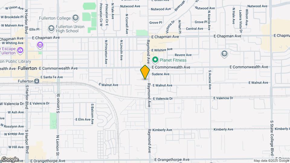 1122 E Santa Fe Ave Mapa y Detalles de la Ubicación