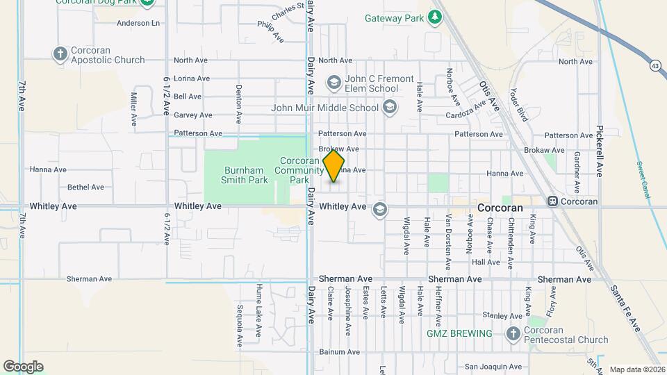 1021 Claire Ave Map and Location Details