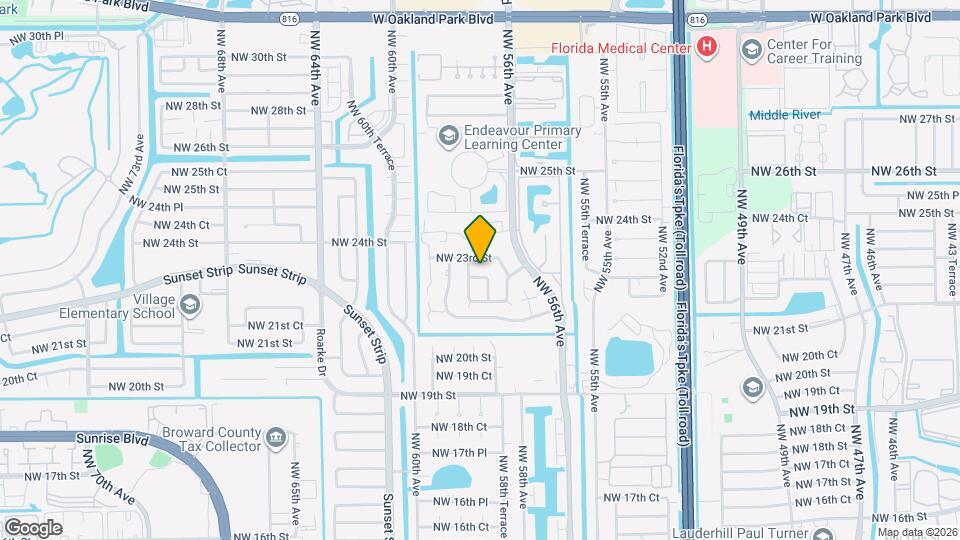 5833 NW 22nd Ct Map and Location Details