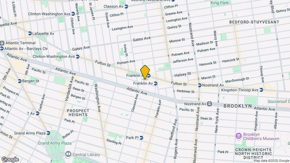 157 Lefferts Pl Map and Location Details