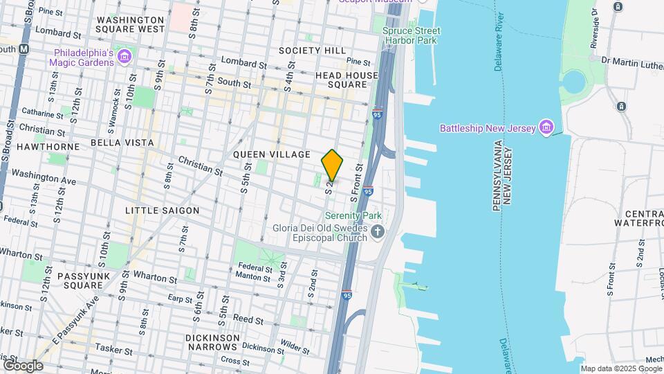 819 S 2nd St Map and Location Details