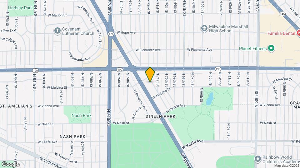 7151 W Beckett Ave Map and Location Details