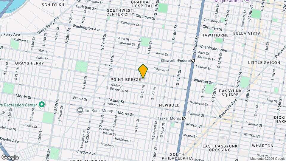 1338 S 18th St Map and Location Details