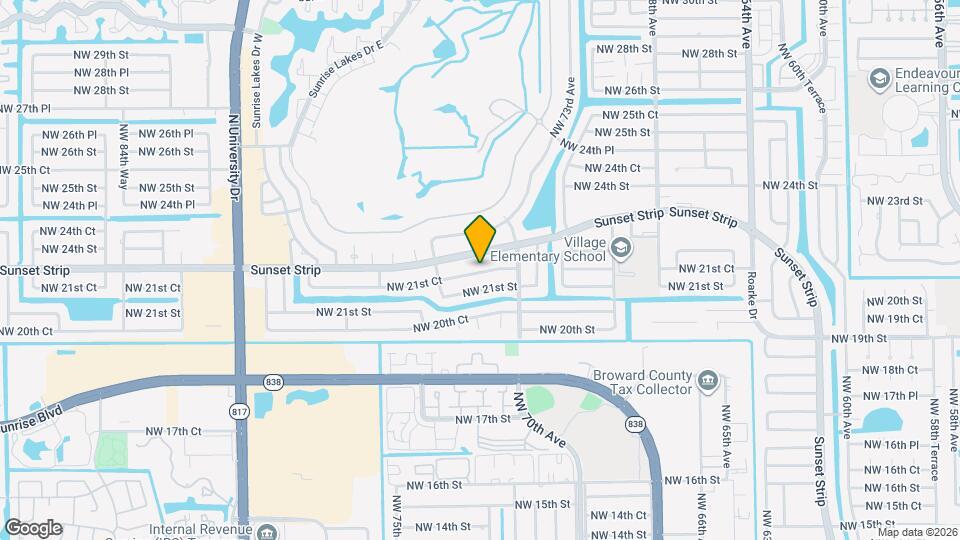 7541 NW 21st Ct Mapa y Detalles de la Ubicación
