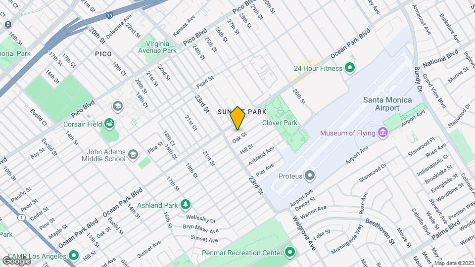 2333 Oak St Map and Location Details