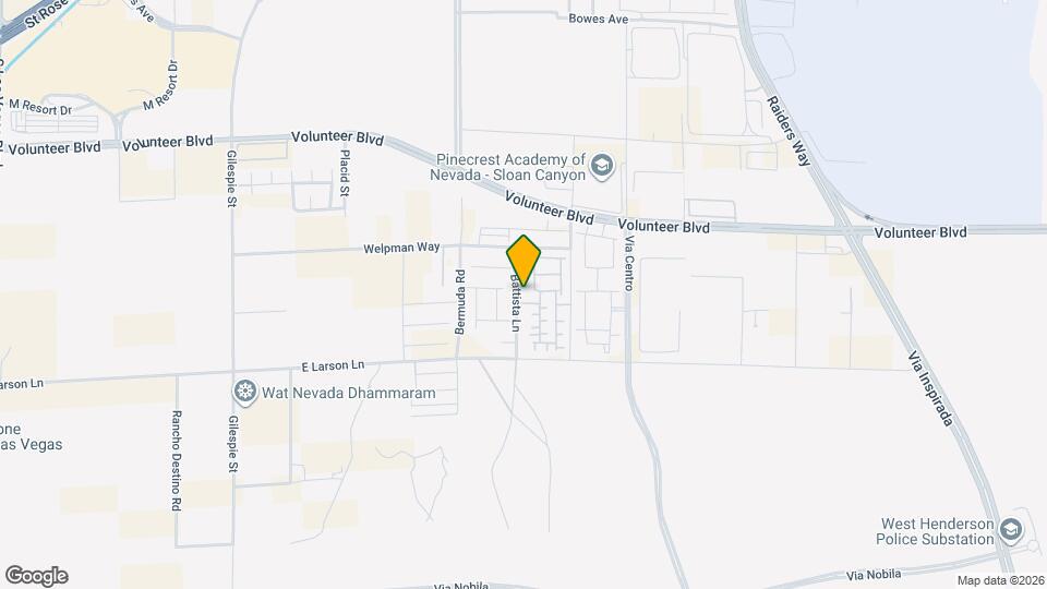 12756 Battista Ln Map and Location Details