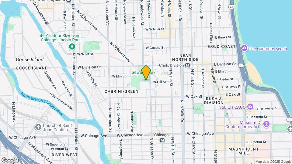 338 W Hill St Map and Location Details