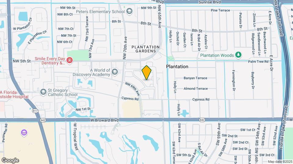 410 NW 68th Ave, Unit 317 Mapa y Detalles de la Ubicación
