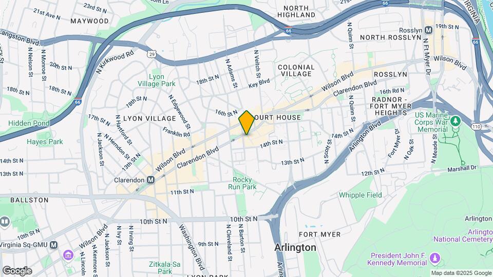 2350 Clarendon Blvd Map and Location Details