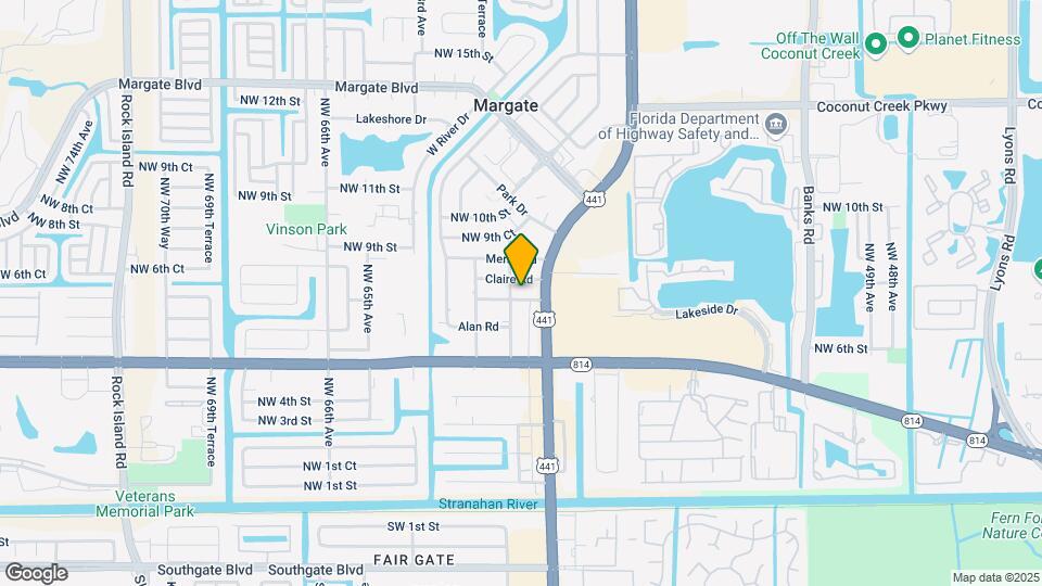 6001 NW 7th St Map and Location Details