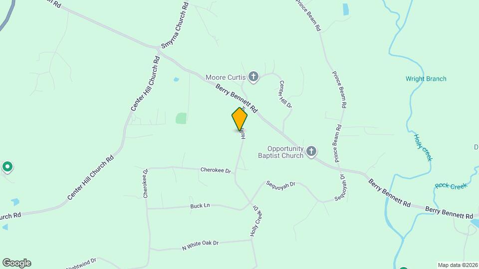 135 Holly Creek Dr Map and Location Details