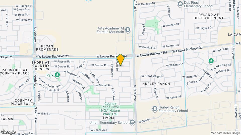 9205 W Cordes Rd Map and Location Details