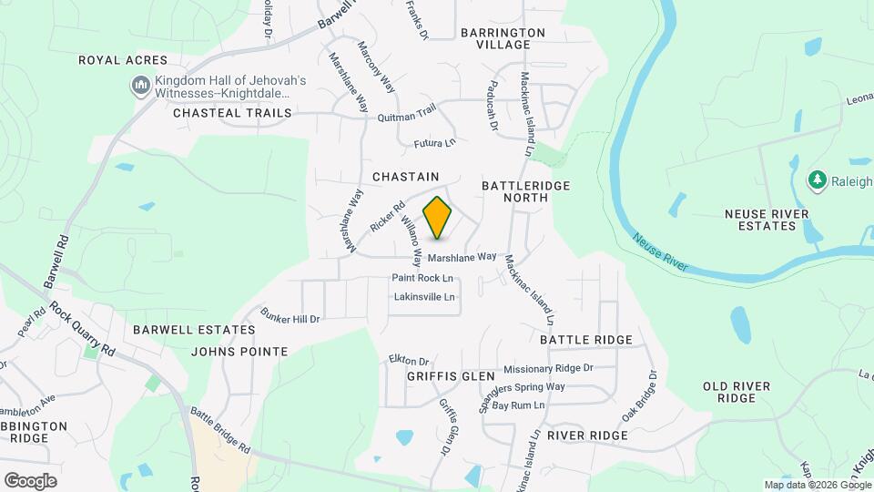 6001 Namozine Ct Mapa y Detalles de la Ubicación