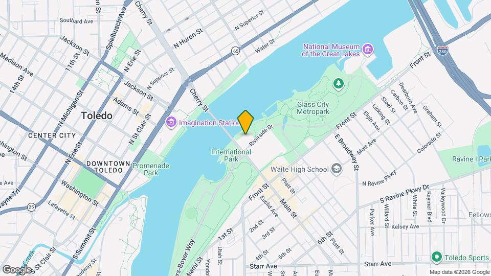 615 Riverside Dr Map and Location Details