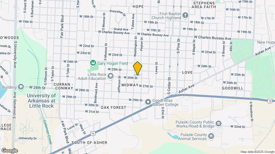 4416 W 26th St Map and Location Details