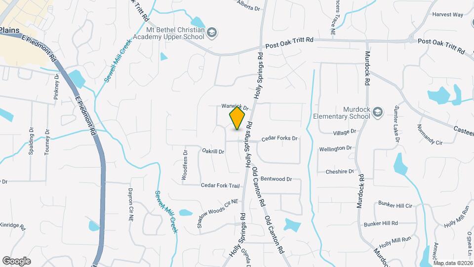 2263 Cedar Forks Trce Map and Location Details