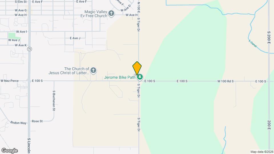 1406 Concord St Map and Location Details