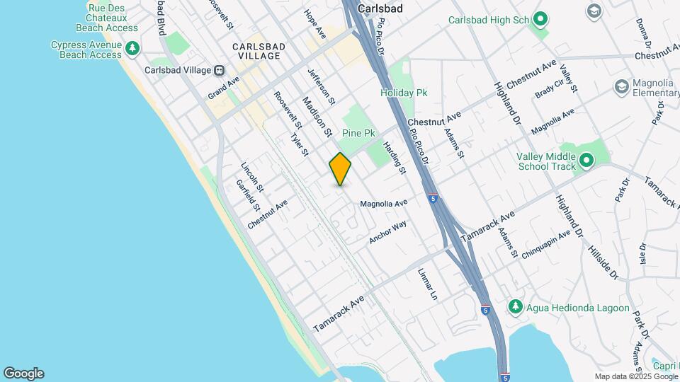 3539 Roosevelt St Mapa y Detalles de la Ubicación