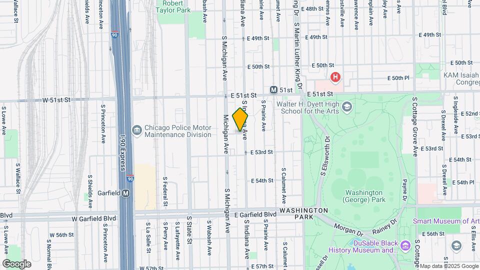 5218 S Indiana Ave Map and Location Details