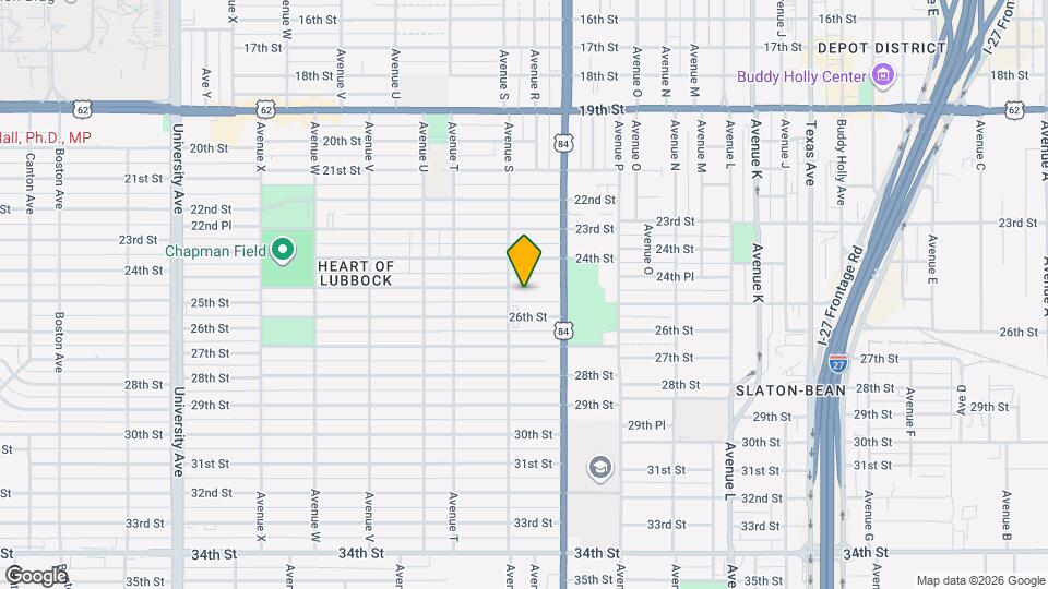 1719 25th St Map and Location Details