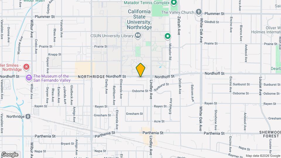 18140 Nordhoff St Mapa y Detalles de la Ubicación