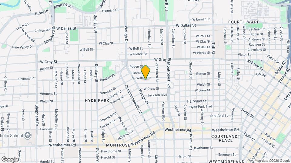 1224 Welch St Map and Location Details