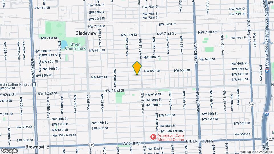 1740 NW 64th St Map and Location Details