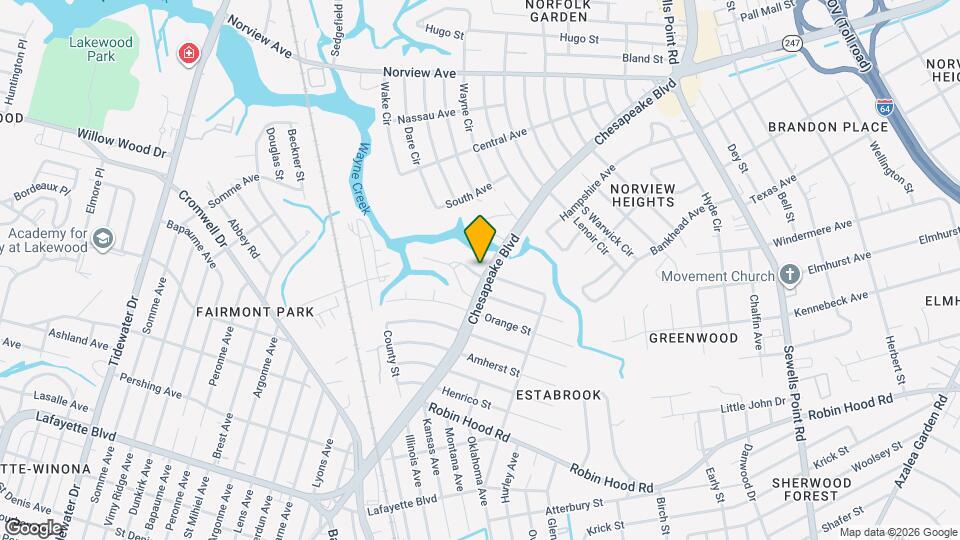 3557 Chesapeake Blvd Map and Location Details