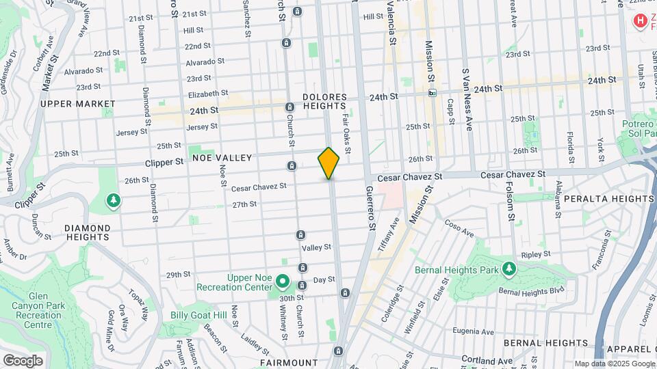 1350 Dolores St Mapa y Detalles de la Ubicación