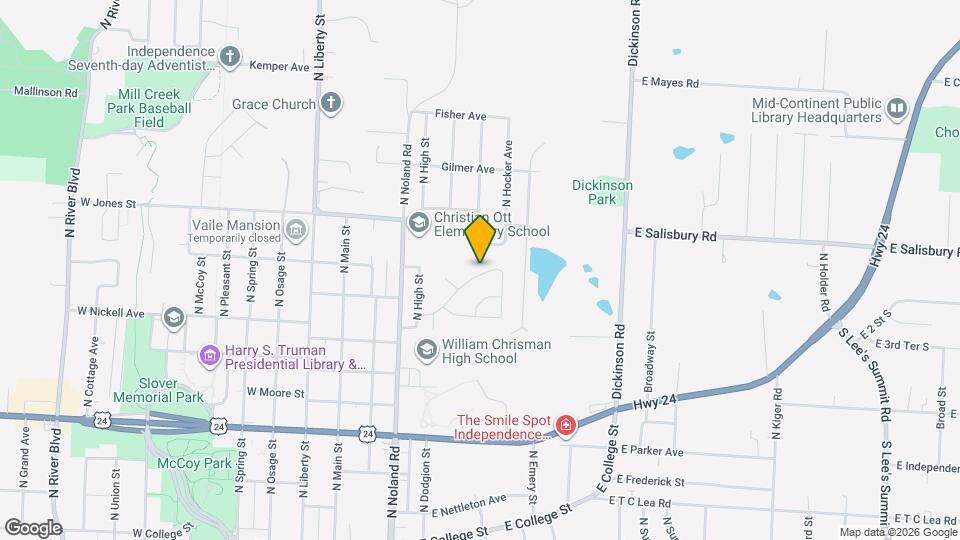 404 E 3rd Dr S Map and Location Details