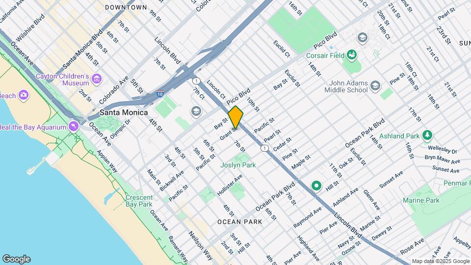 714 Grant St, Unit C Map and Location Details