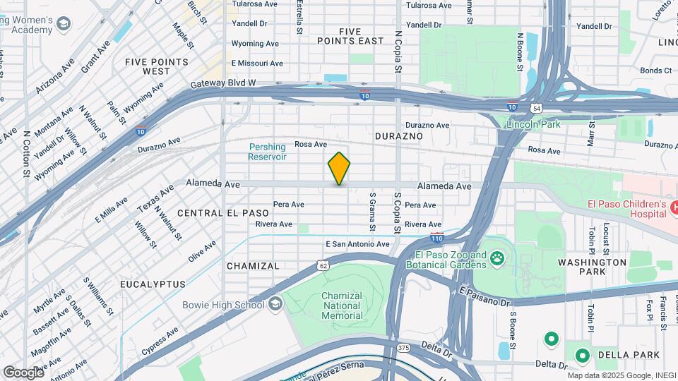 3320 Alameda Ave Map and Location Details