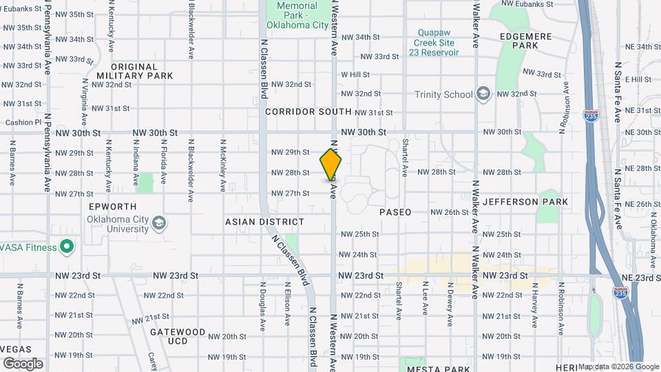 1101 NW 27th St Map and Location Details