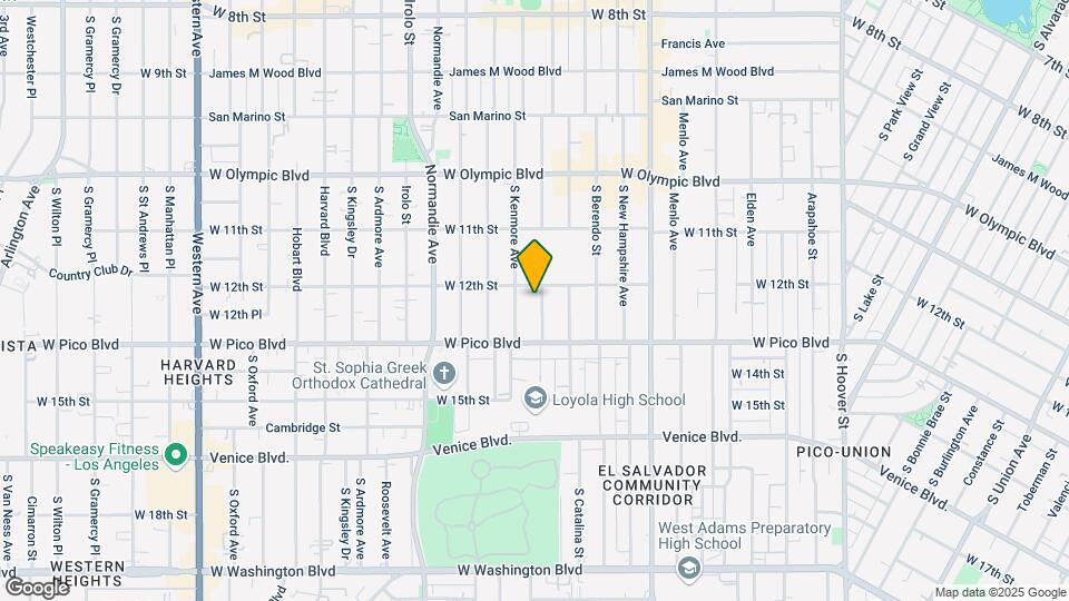1213 Dewey Ave Map and Location Details